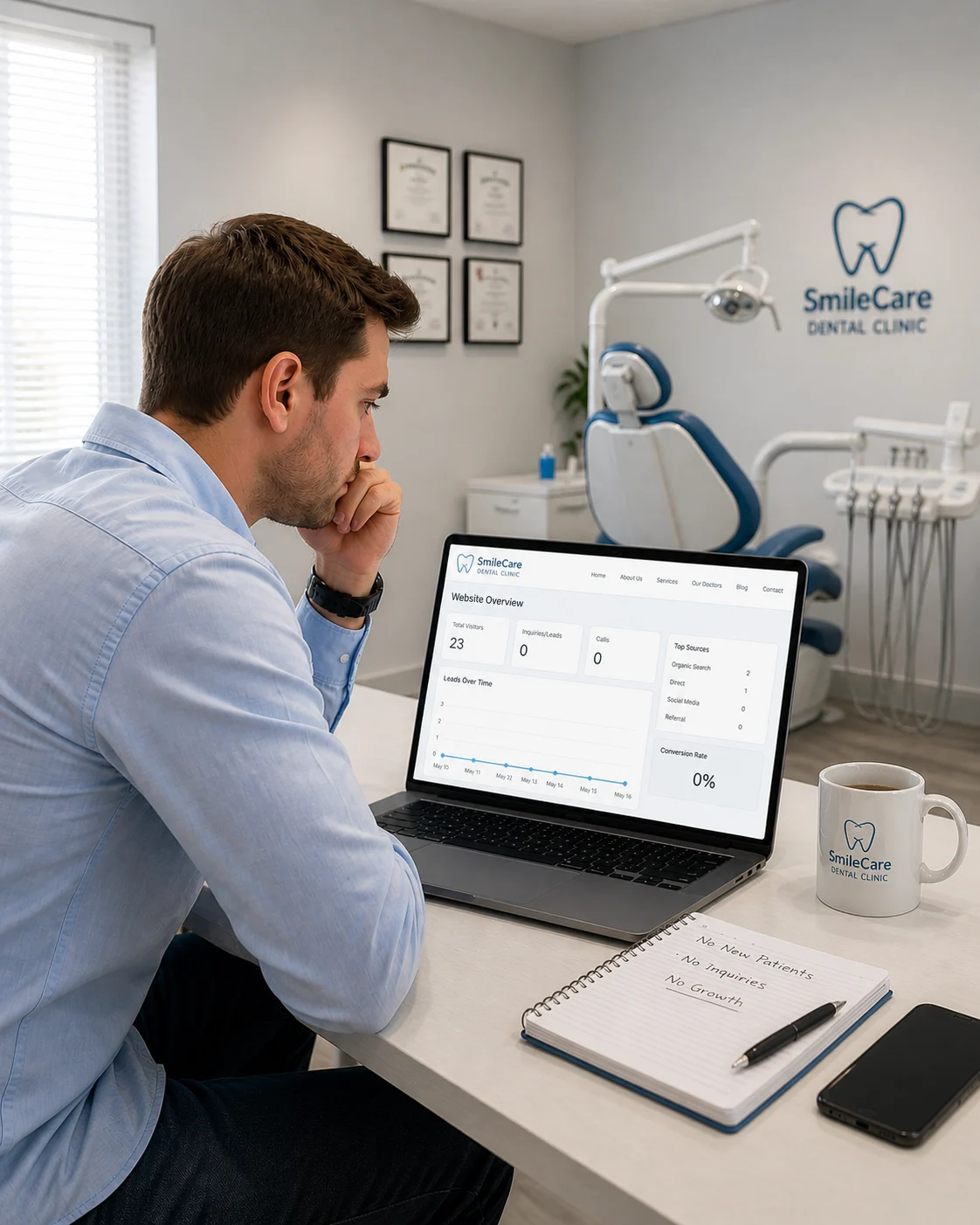 Why Your Dental Website Isn’t Converting (And the One Message Fix)